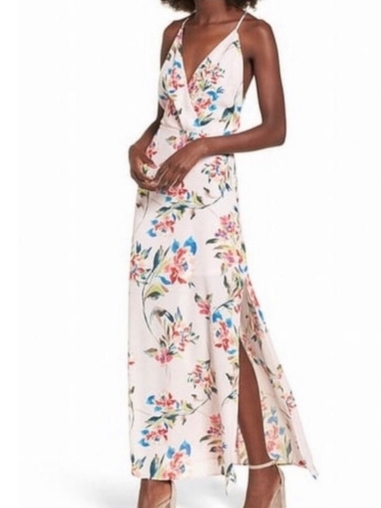 Lush Dresses & Skirts - Lush Floral Pale Pink Maxi Dress